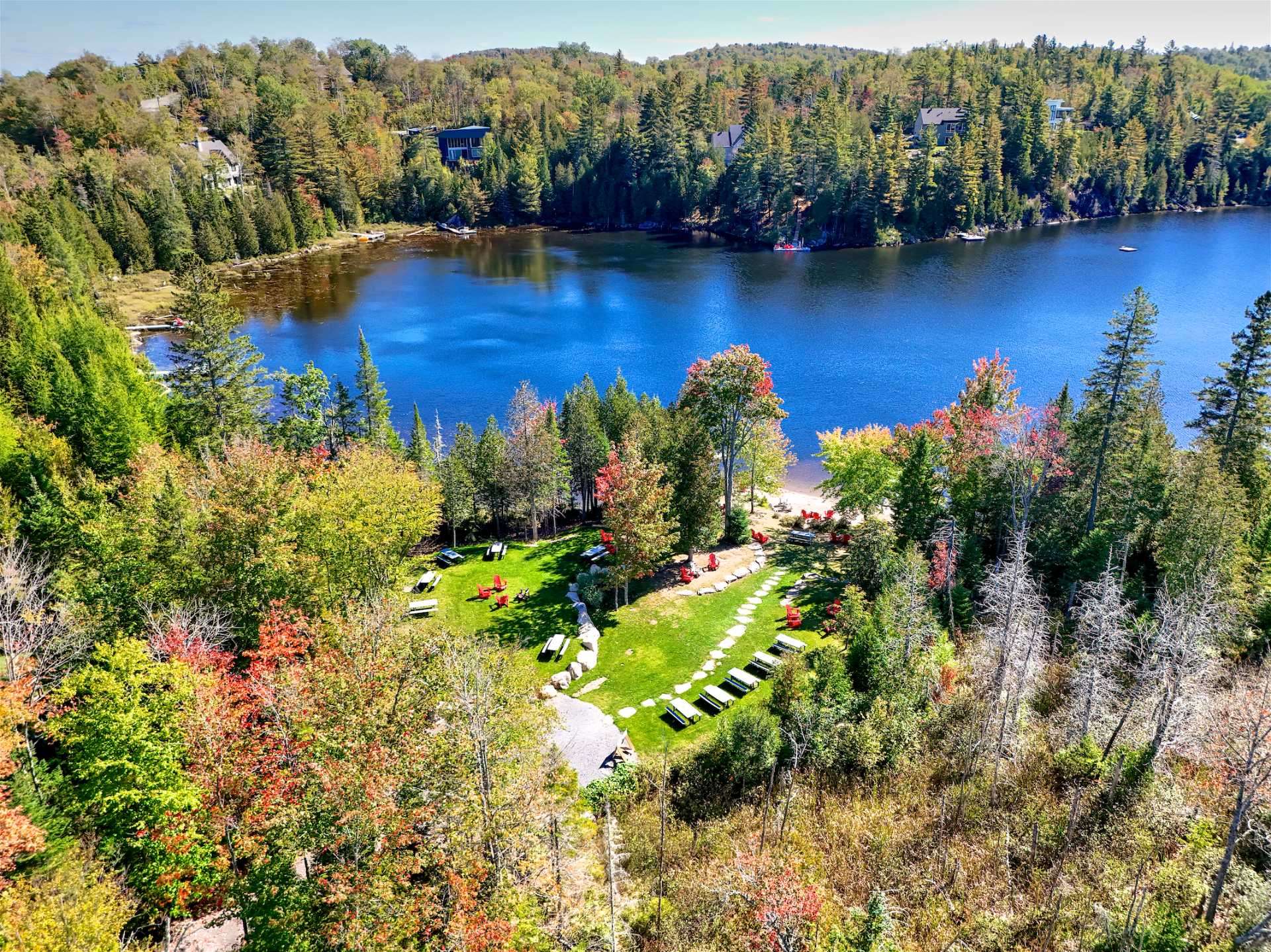 Photo - Accès au plan d'eau