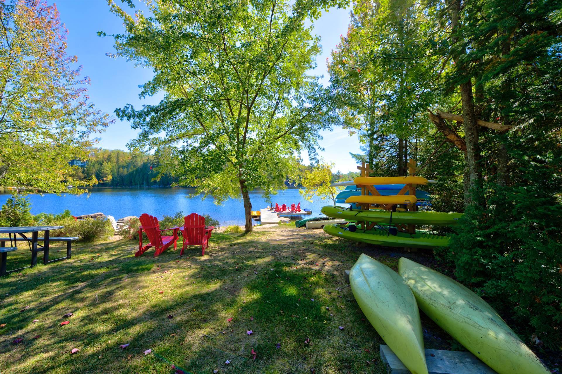 Photo - Accès au plan d'eau