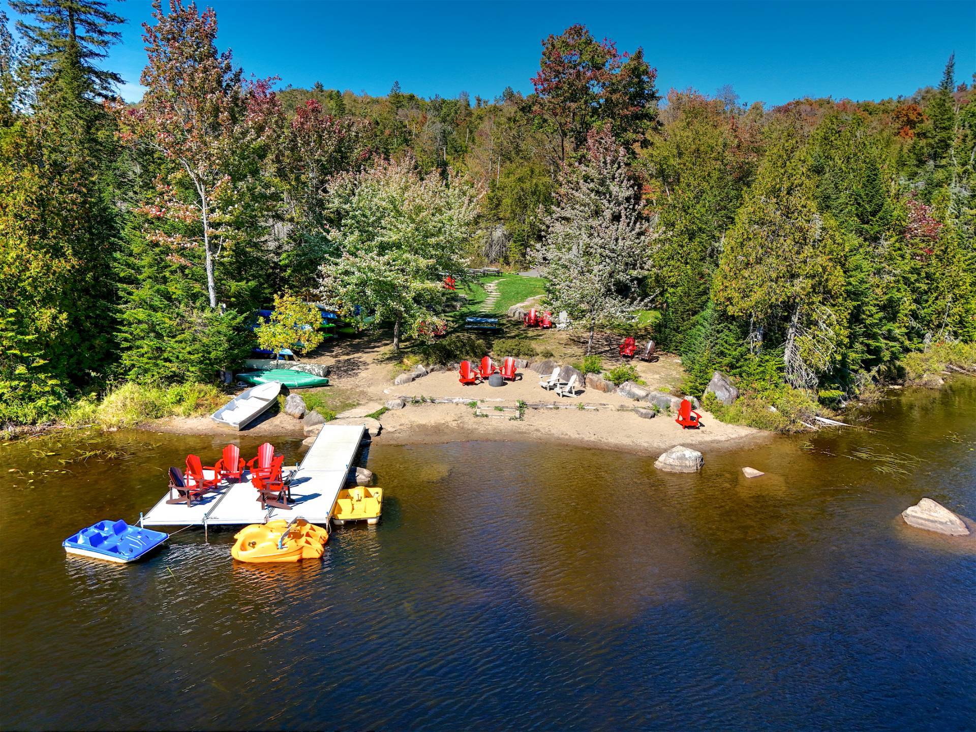 Photo - Accès au plan d'eau