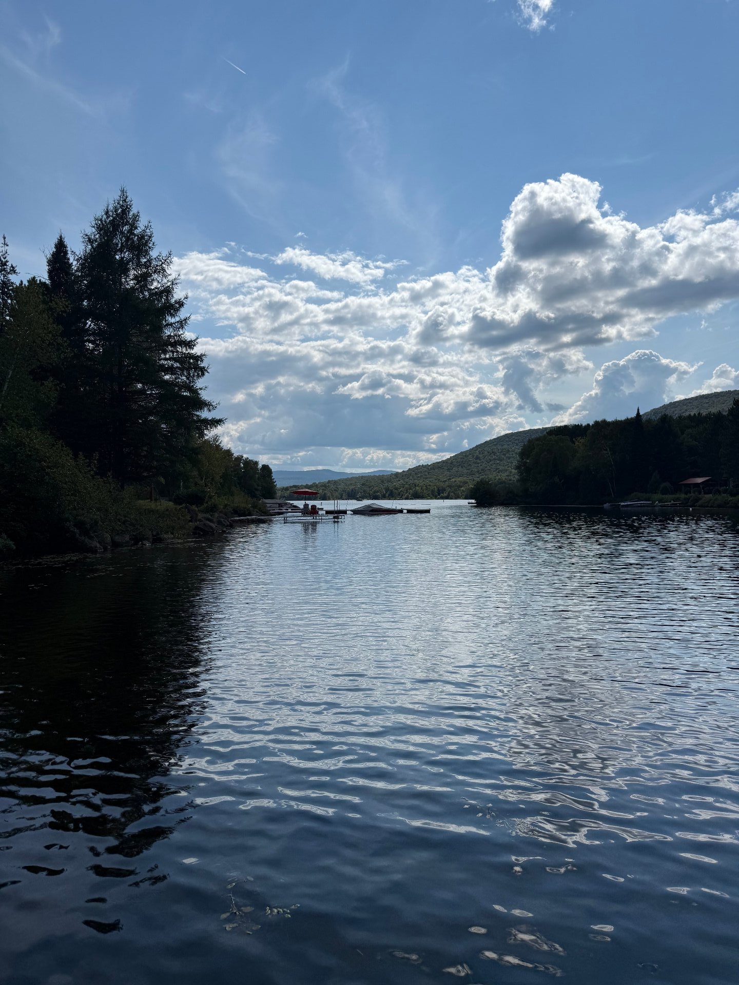 Accès au plan d'eau