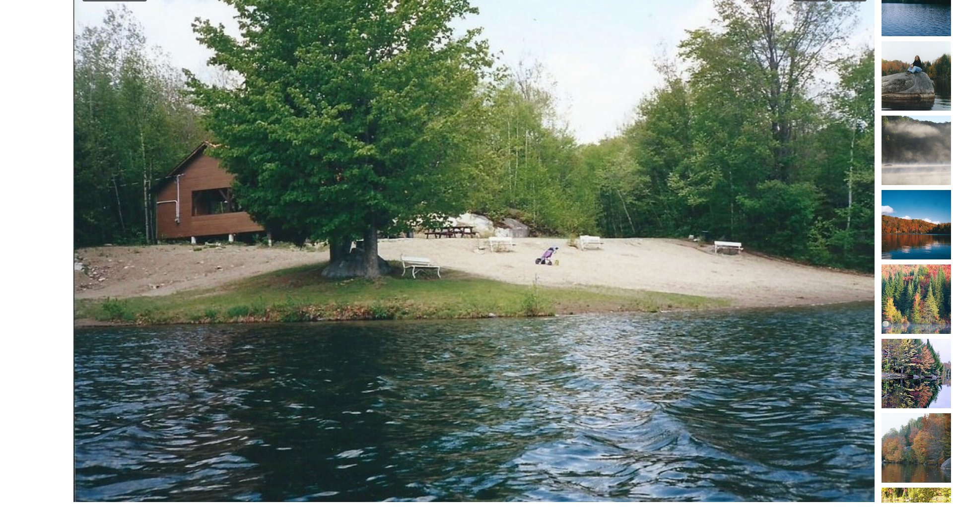 Photo - Accès au plan d'eau