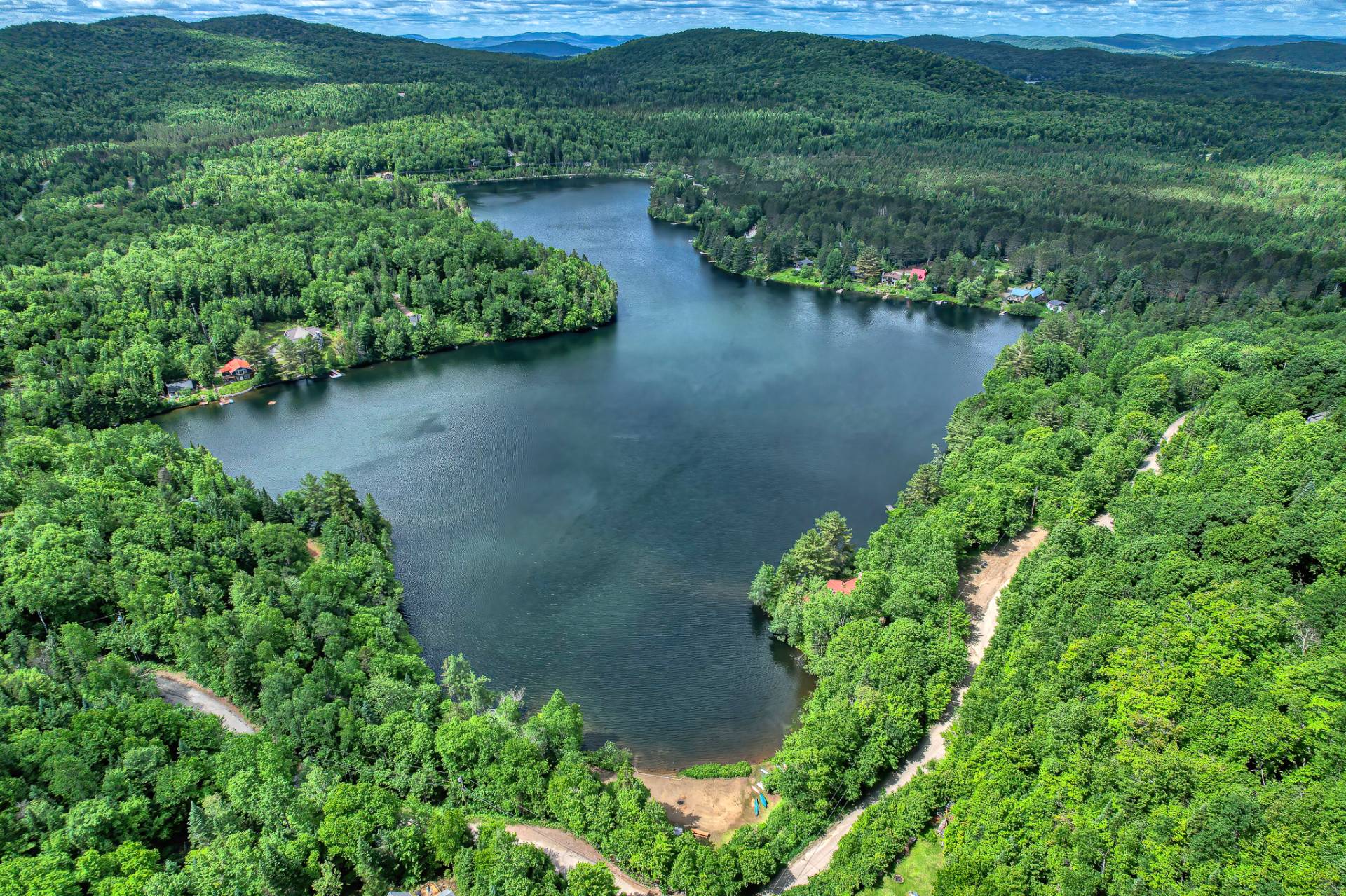 Photo - Accès au plan d'eau
