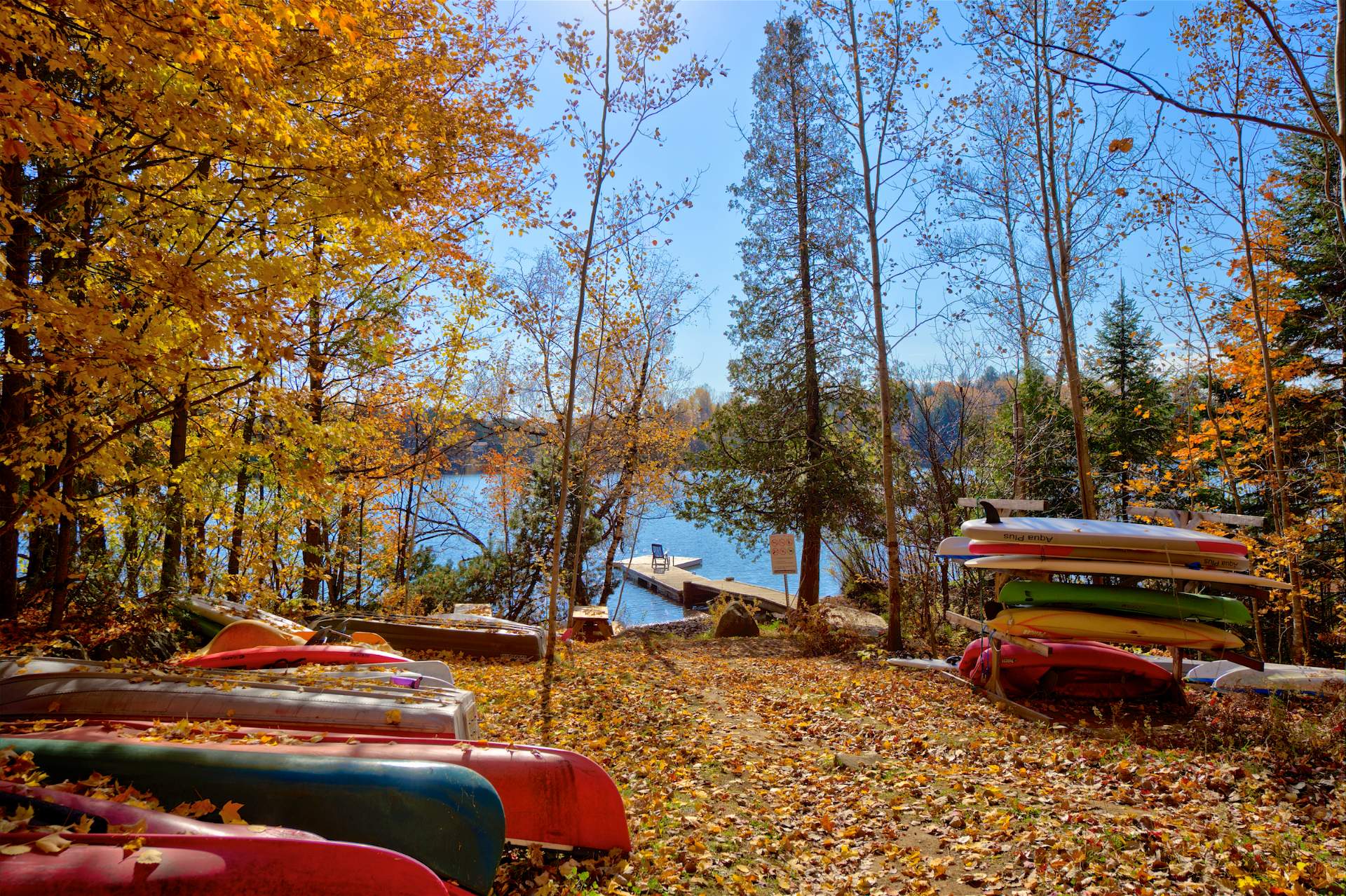 Photo - Accès au plan d'eau